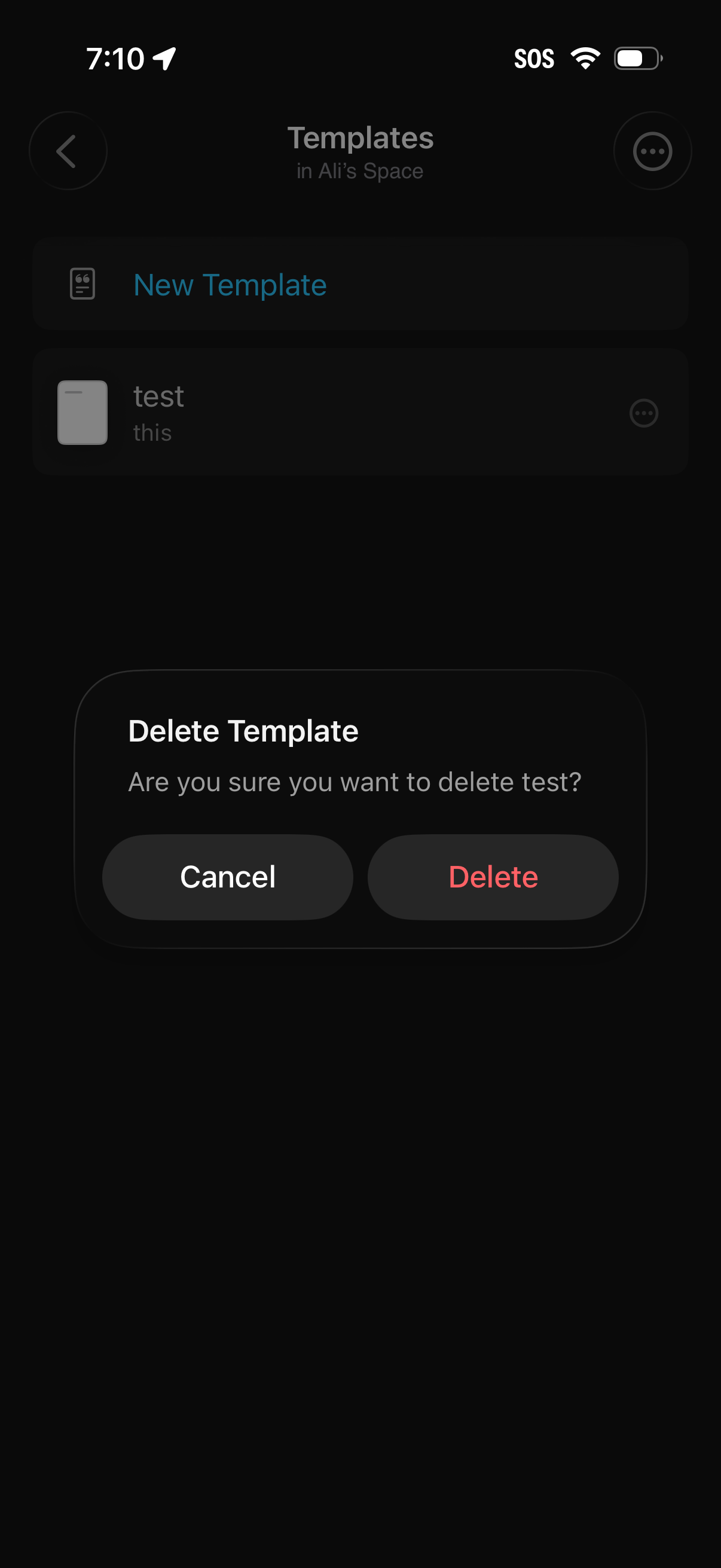 craft modal screenshot